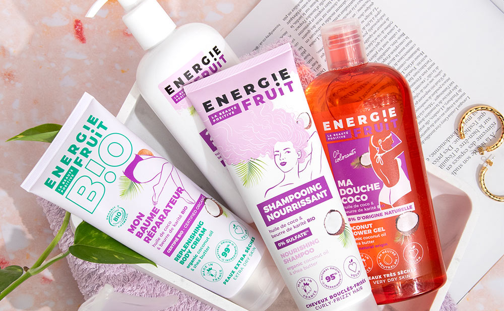 Energie Fruit : la marque de produits d'hygiène aussi fun que clean.